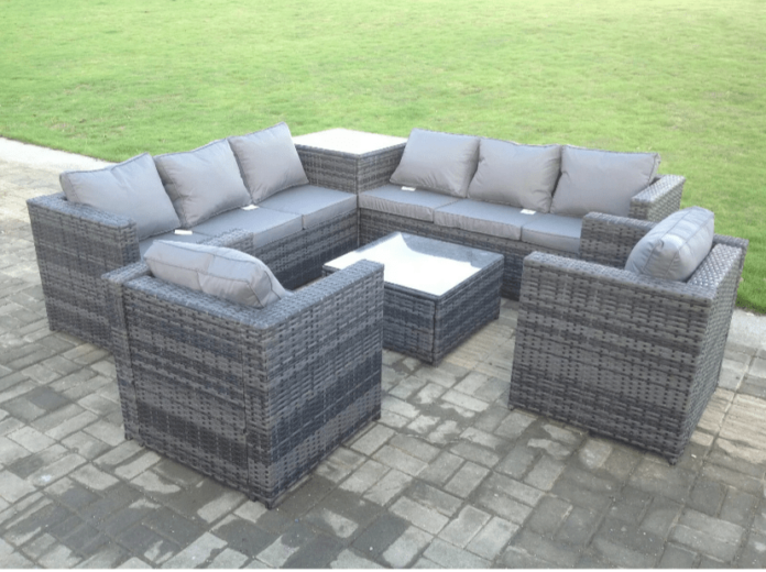 grey rattan furniture
