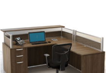 Finding The Right Office Furniture l shaped reception desk